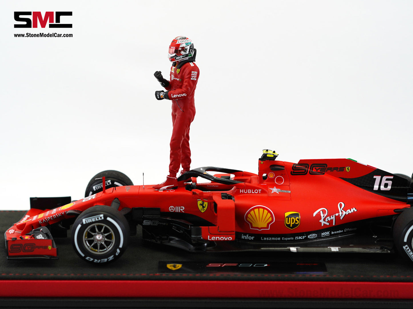 Ferrari F1 SF90 #16 Charles Leclerc Winner Italy Monza GP 2019 Looksmart 1:18 Special Edition