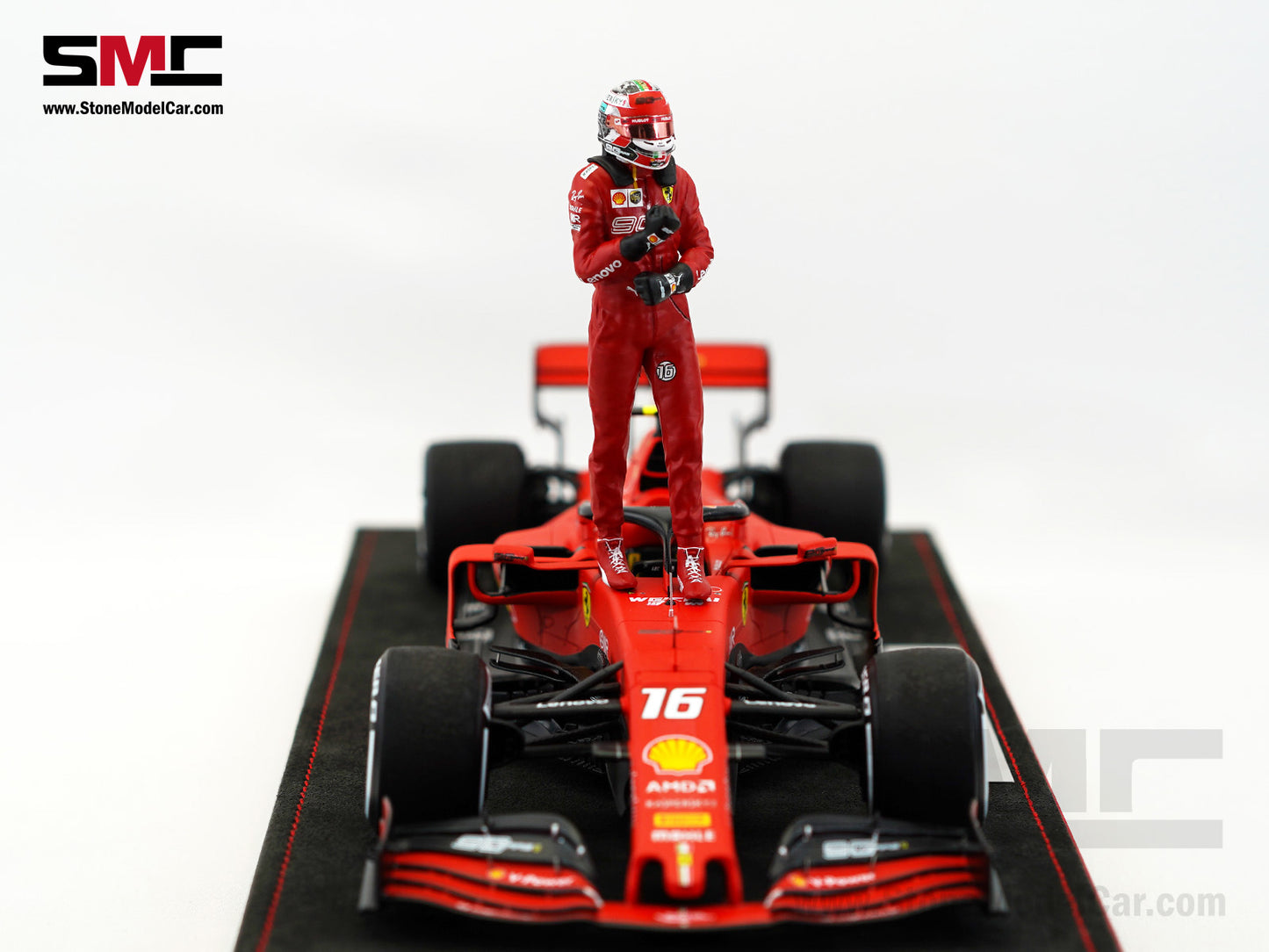 Ferrari F1 SF90 #16 Charles Leclerc Winner Italy Monza GP 2019 Looksmart 1:18 Special Edition