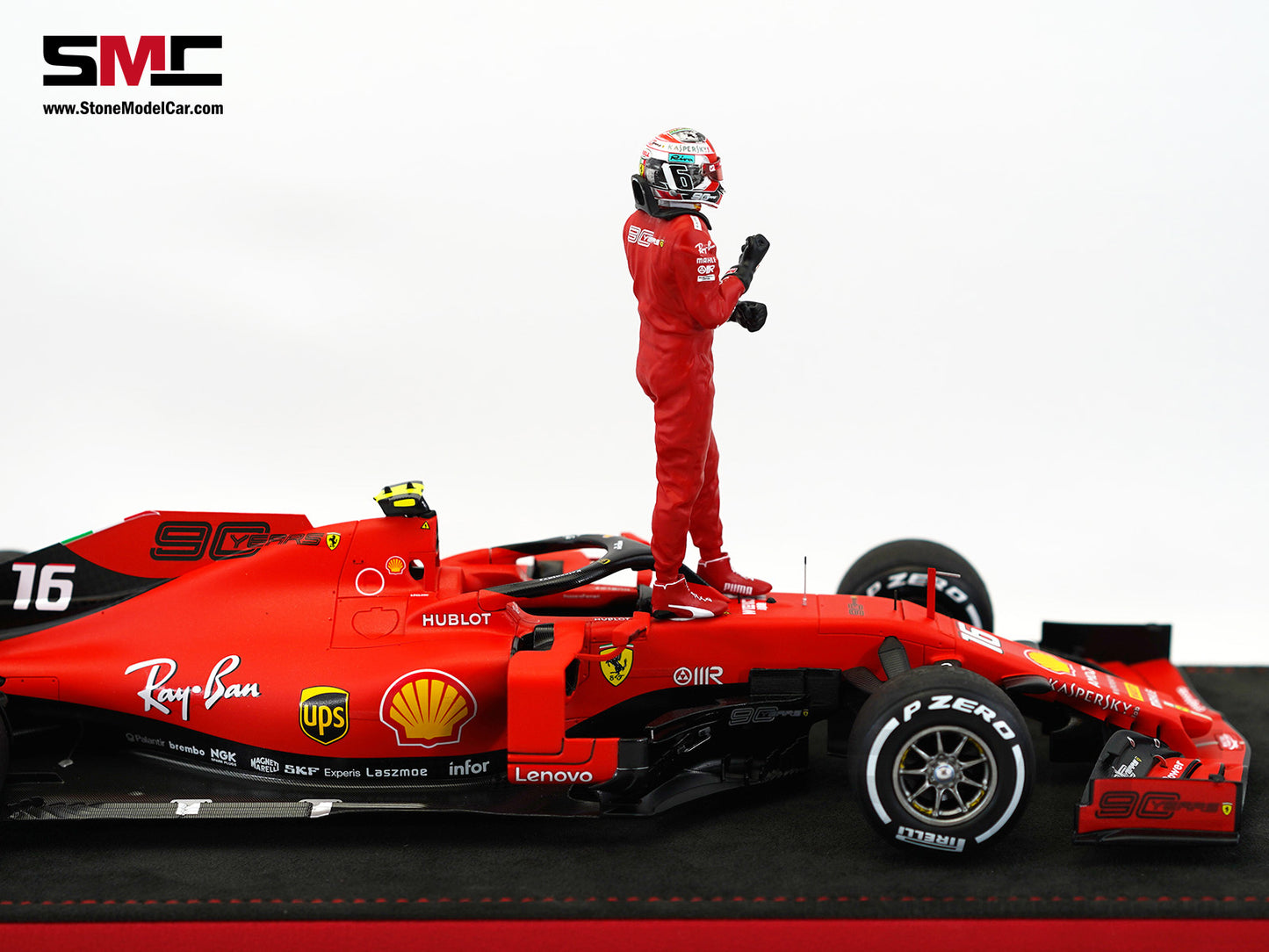 Ferrari F1 SF90 #16 Charles Leclerc Winner Italy Monza GP 2019 Looksmart 1:18 Special Edition
