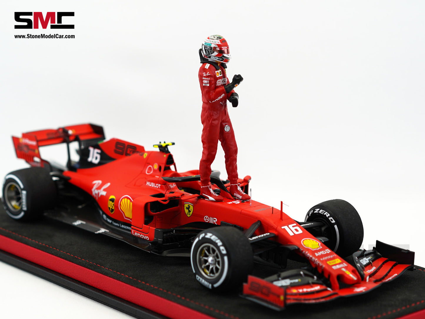 Ferrari F1 SF90 #16 Charles Leclerc Winner Italy Monza GP 2019 Looksmart 1:18 Special Edition