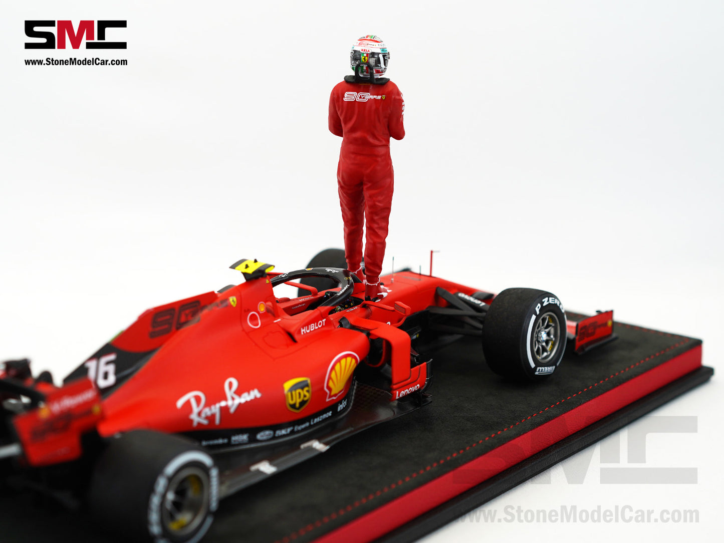 Ferrari F1 SF90 #16 Charles Leclerc Winner Italy Monza GP 2019 Looksmart 1:18 Special Edition