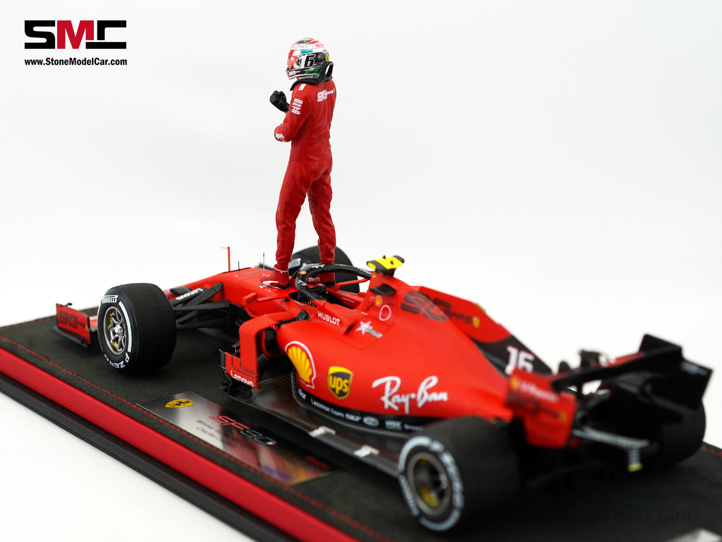 Ferrari F1 SF90 #16 Charles Leclerc Winner Italy Monza GP 2019 Looksmart 1:18 Special Edition