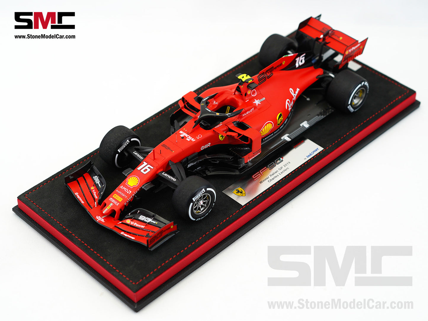 Ferrari F1 SF90 #16 Charles Leclerc Winner Italy Monza GP 2019 Looksmart 1:18 Special Edition