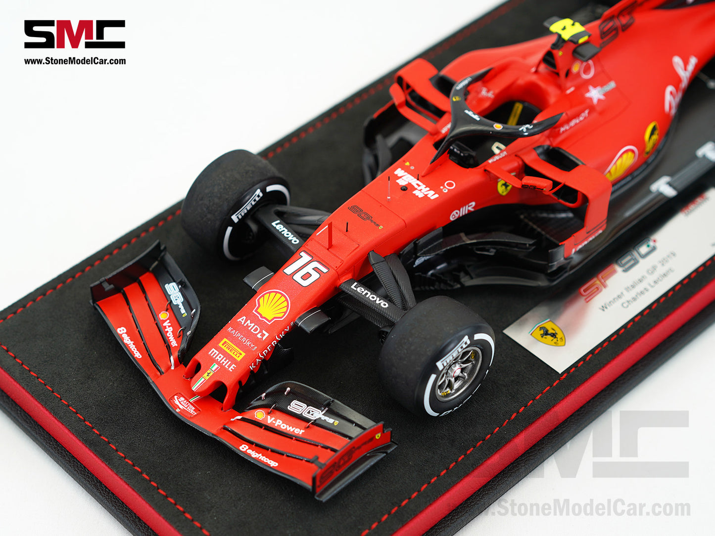 Ferrari F1 SF90 #16 Charles Leclerc Winner Italy Monza GP 2019 Looksmart 1:18 Special Edition
