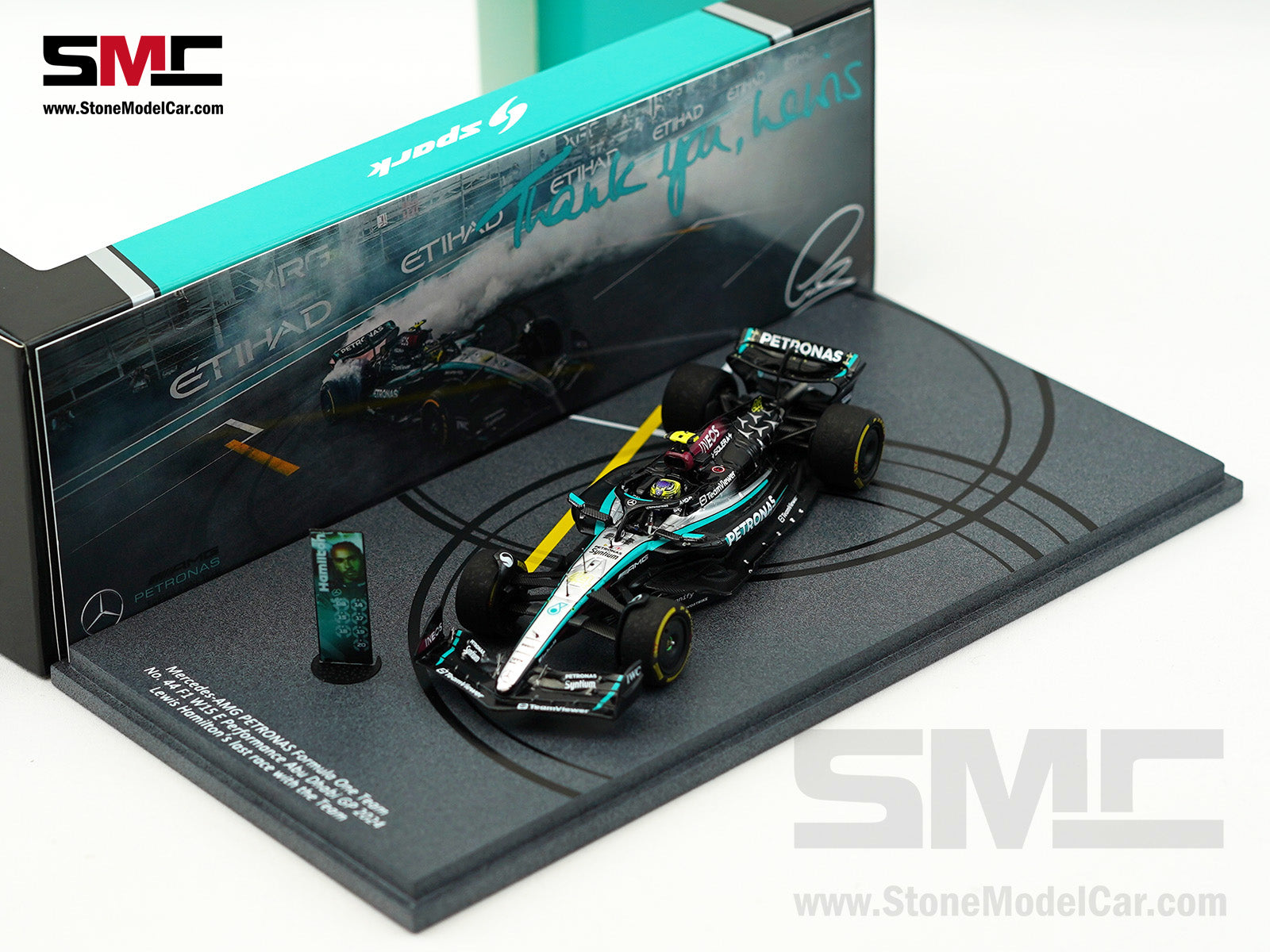 ドーナツターンマーク付き1/43 メルセデスAMG F1 W09 L.ハミルトン Pre-Order] Mercedes F1 W15 #44 7x World Champion Lewis Hamilton