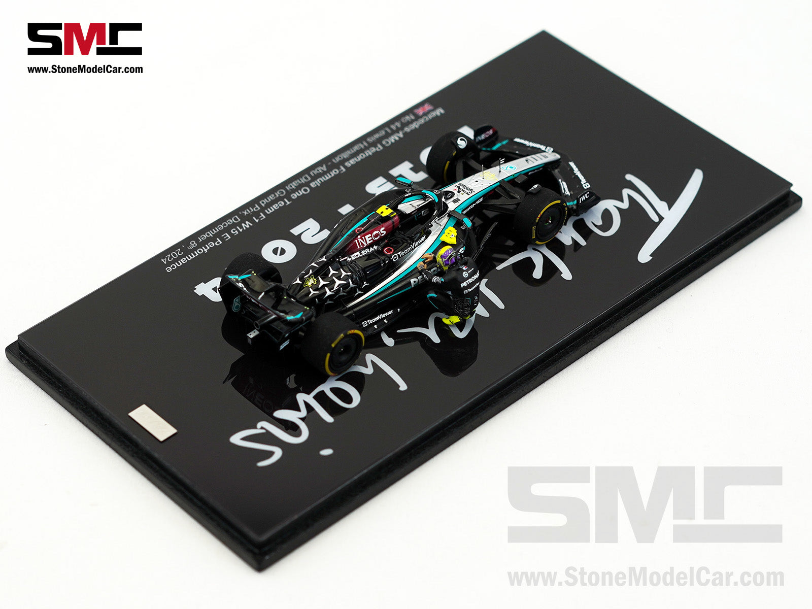 Mercedes F1 W15 #44 7x World Champion Lewis Hamilton Abu Dhabi GP