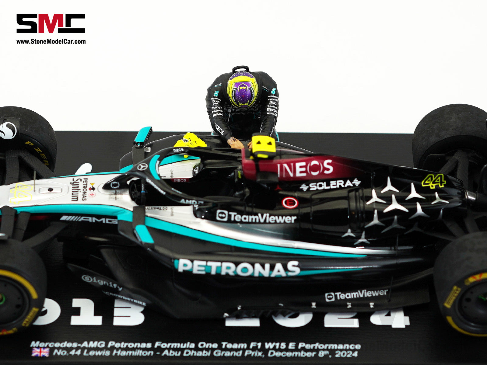 Mercedes F1 W15 #44 7x World Champion Lewis Hamilton Abu Dhabi GP