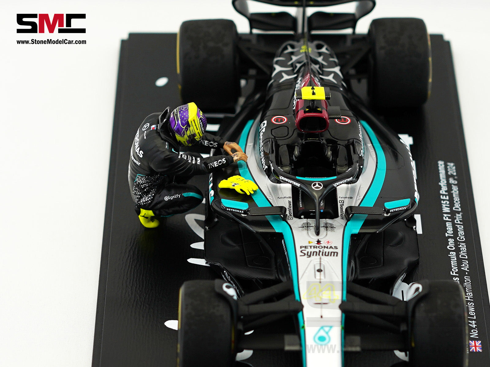 Mercedes F1 W15 #44 7x World Champion Lewis Hamilton Abu Dhabi GP