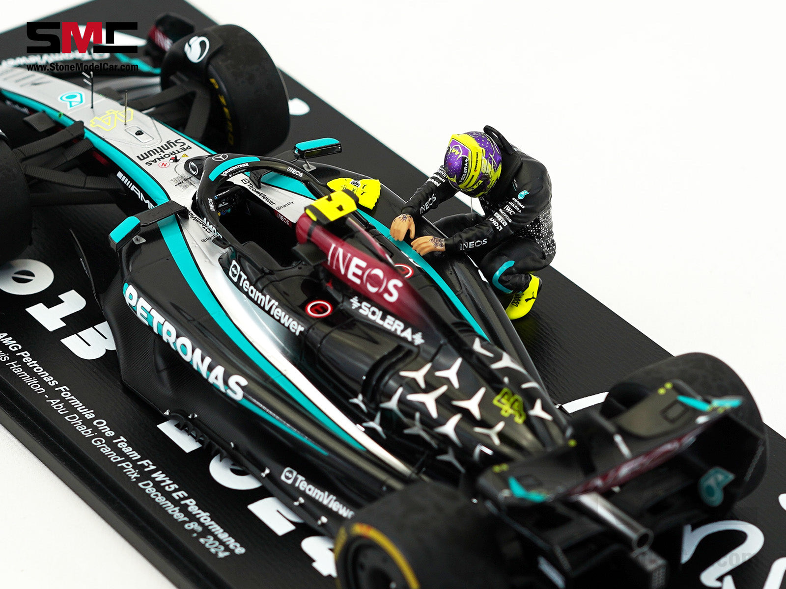 Mercedes F1 W15 #44 7x World Champion Lewis Hamilton Abu Dhabi GP