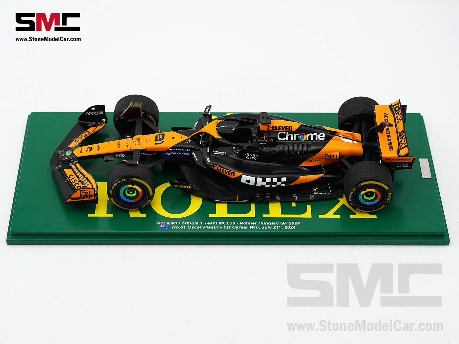 McLaren F1 MCL38 #81 Oscar Piastri Hungary GP Winner 2024 1st