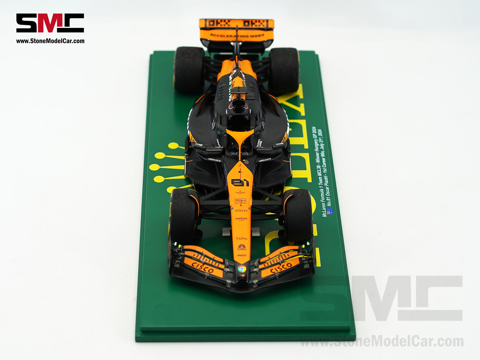 McLaren F1 MCL38 #81 Oscar Piastri Hungary GP Winner 2024 1st