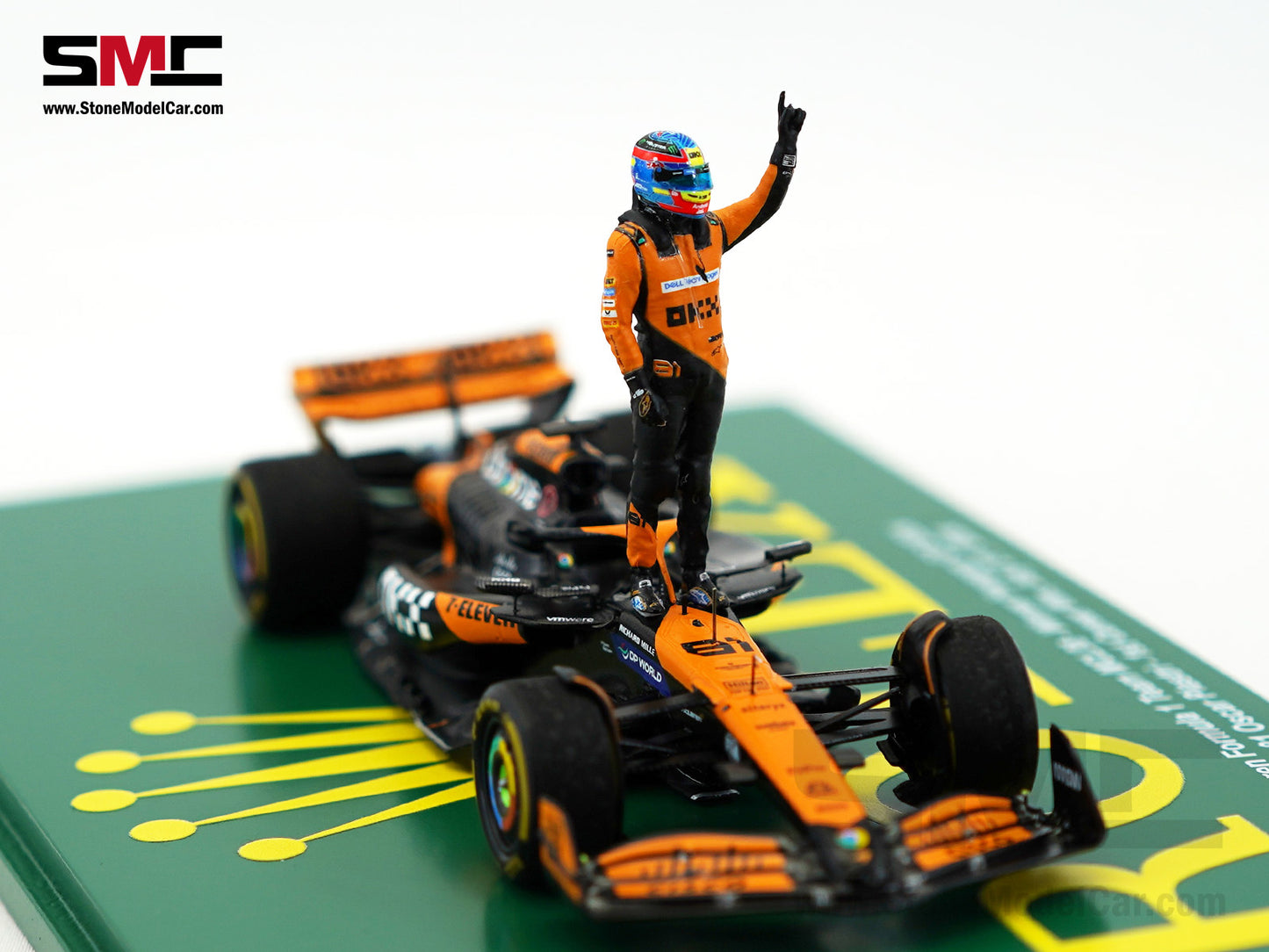 McLaren F1 MCL38 #81 Oscar Piastri Hungary GP Winner 2024 1st Career Win 1:43 Spark Figure Special