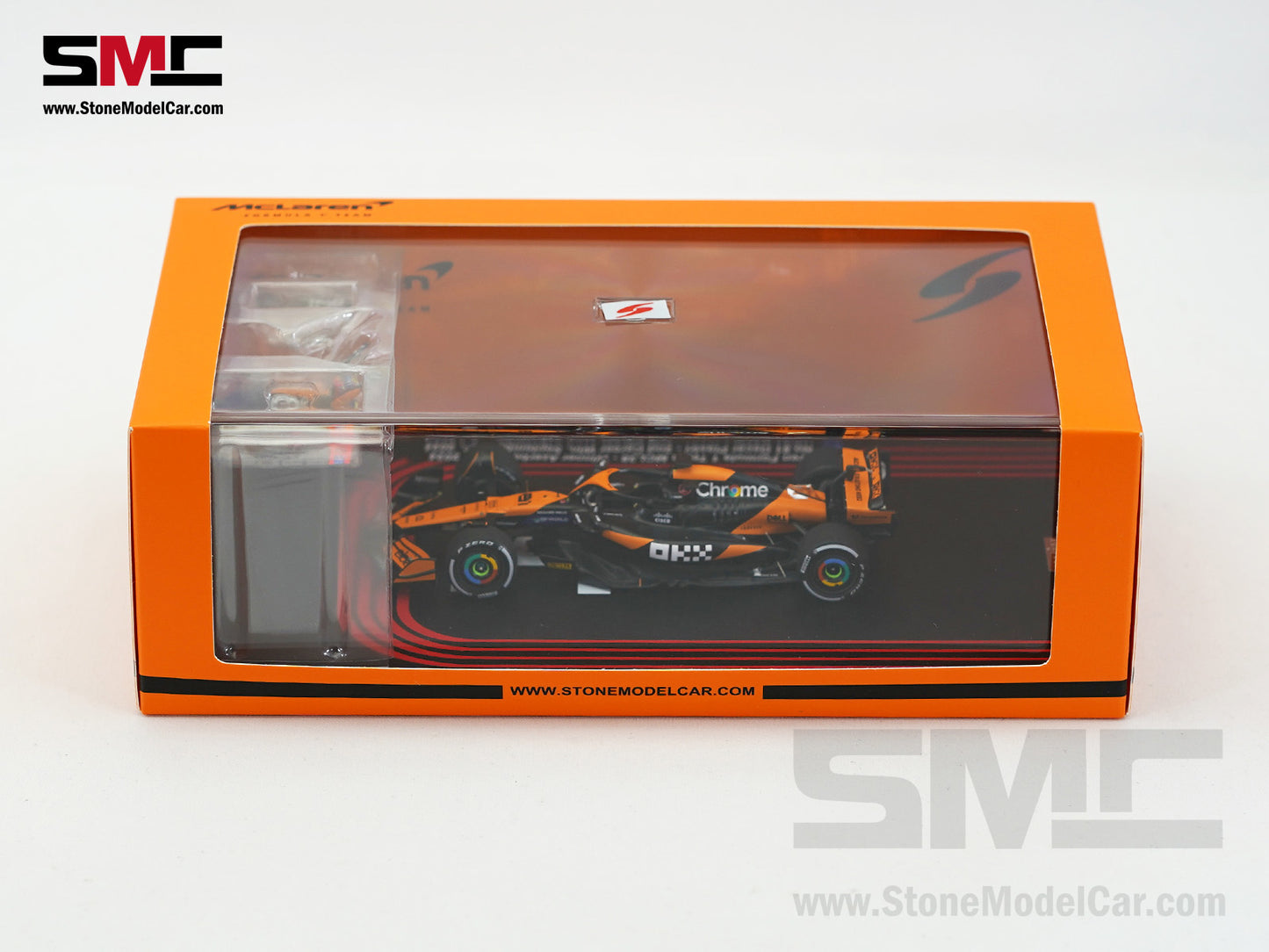 McLaren F1 MCL38 #81 Oscar Piastri Azerbaijan GP Winner 2024 2nd Career Win 1:43 Spark Figure Special