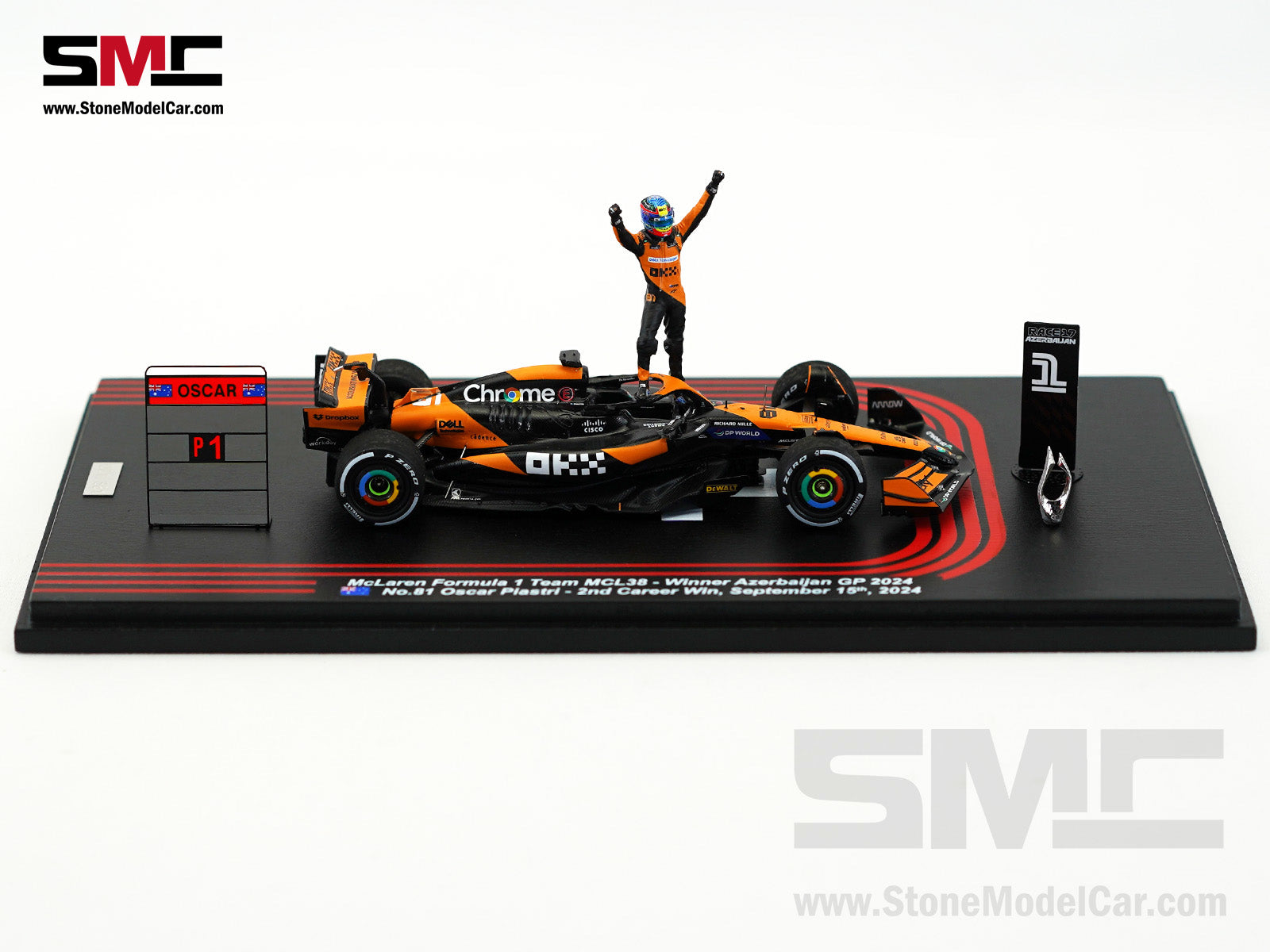 McLaren F1 MCL38 #81 Oscar Piastri Azerbaijan GP Winner 2024 2nd