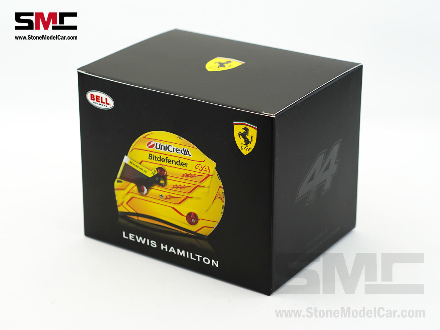 Ferrari F1 SF-26 #44 Lewis Hamilton Season 2026 BELL 1:2 Miniature Helmet