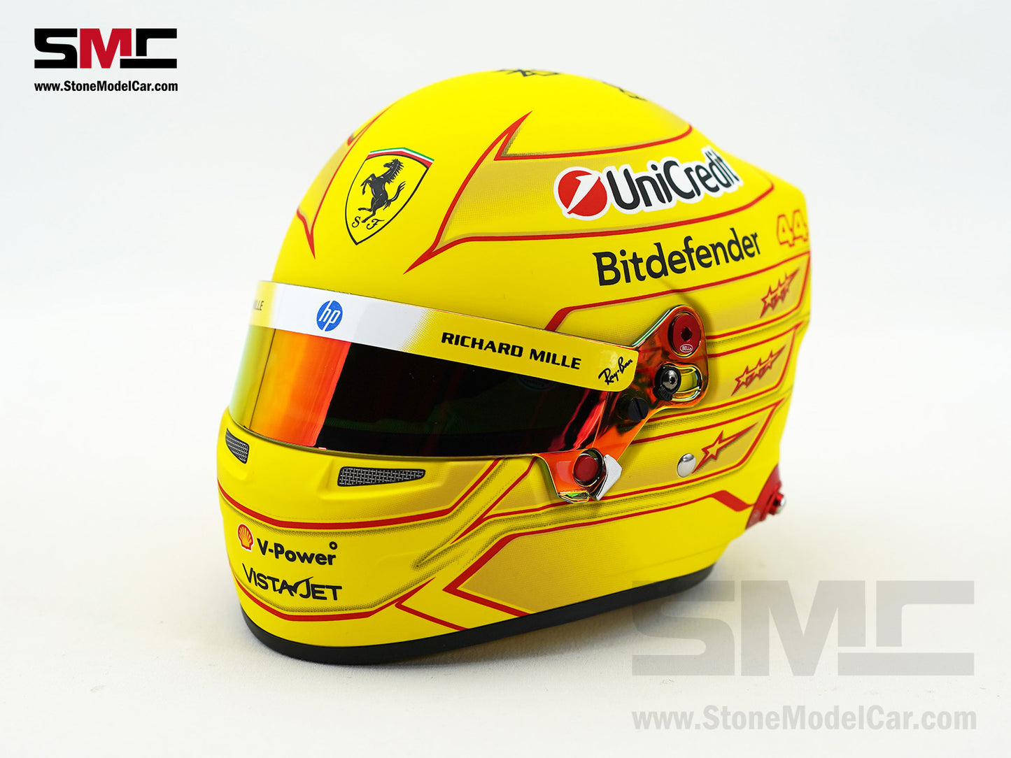 Ferrari F1 SF-26 #44 Lewis Hamilton Season 2026 BELL 1:2 Miniature Helmet