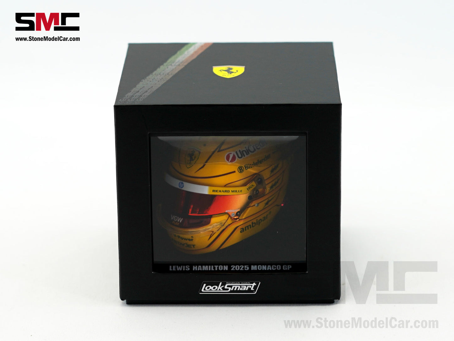 Ferrari HP F1 SF-25 #44 Lewis Hamilton Monaco GP 2025 Looksmart 1:5 BELL Helmet