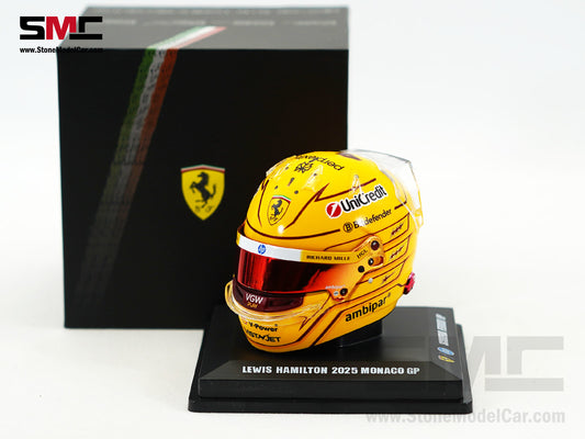 Ferrari HP F1 SF-25 #44 Lewis Hamilton Monaco GP 2025 Looksmart 1:5 BELL Helmet