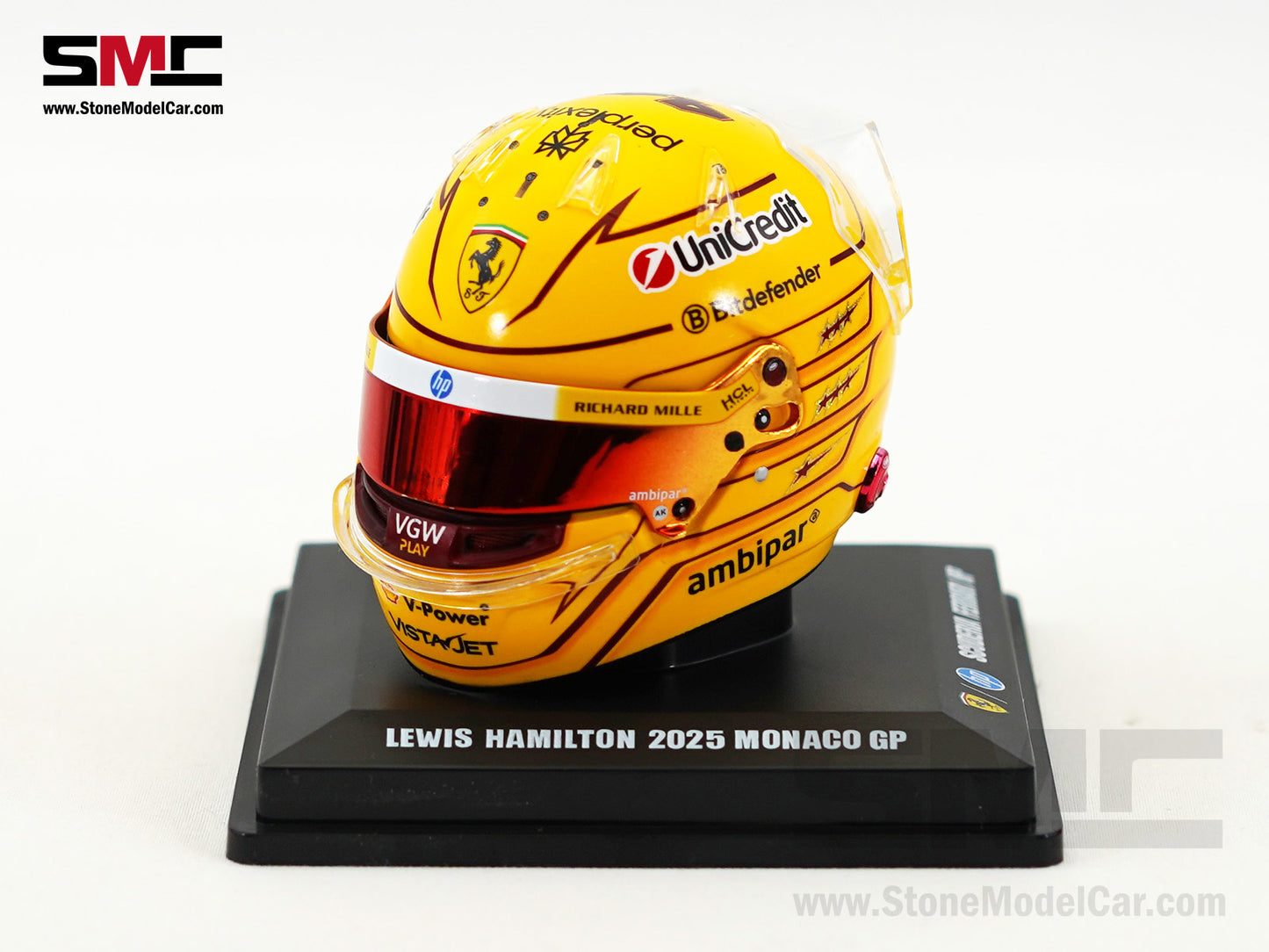 Ferrari HP F1 SF-25 #44 Lewis Hamilton Monaco GP 2025 Looksmart 1:5 BELL Helmet