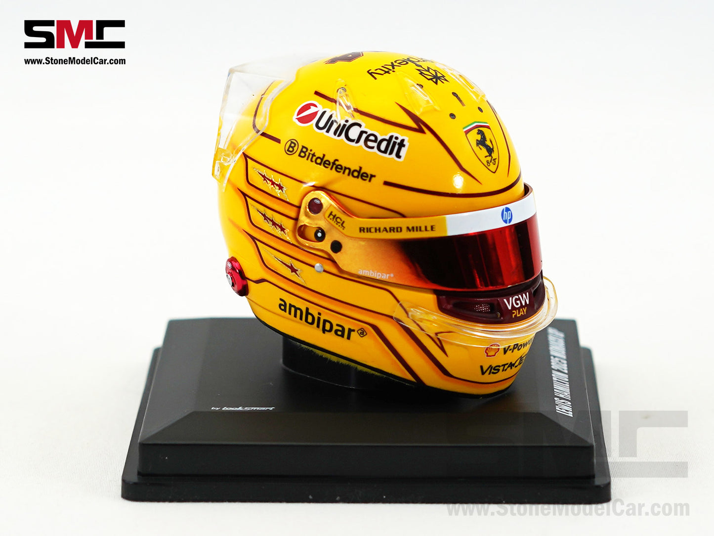 Ferrari HP F1 SF-25 #44 Lewis Hamilton Monaco GP 2025 Looksmart 1:5 BELL Helmet