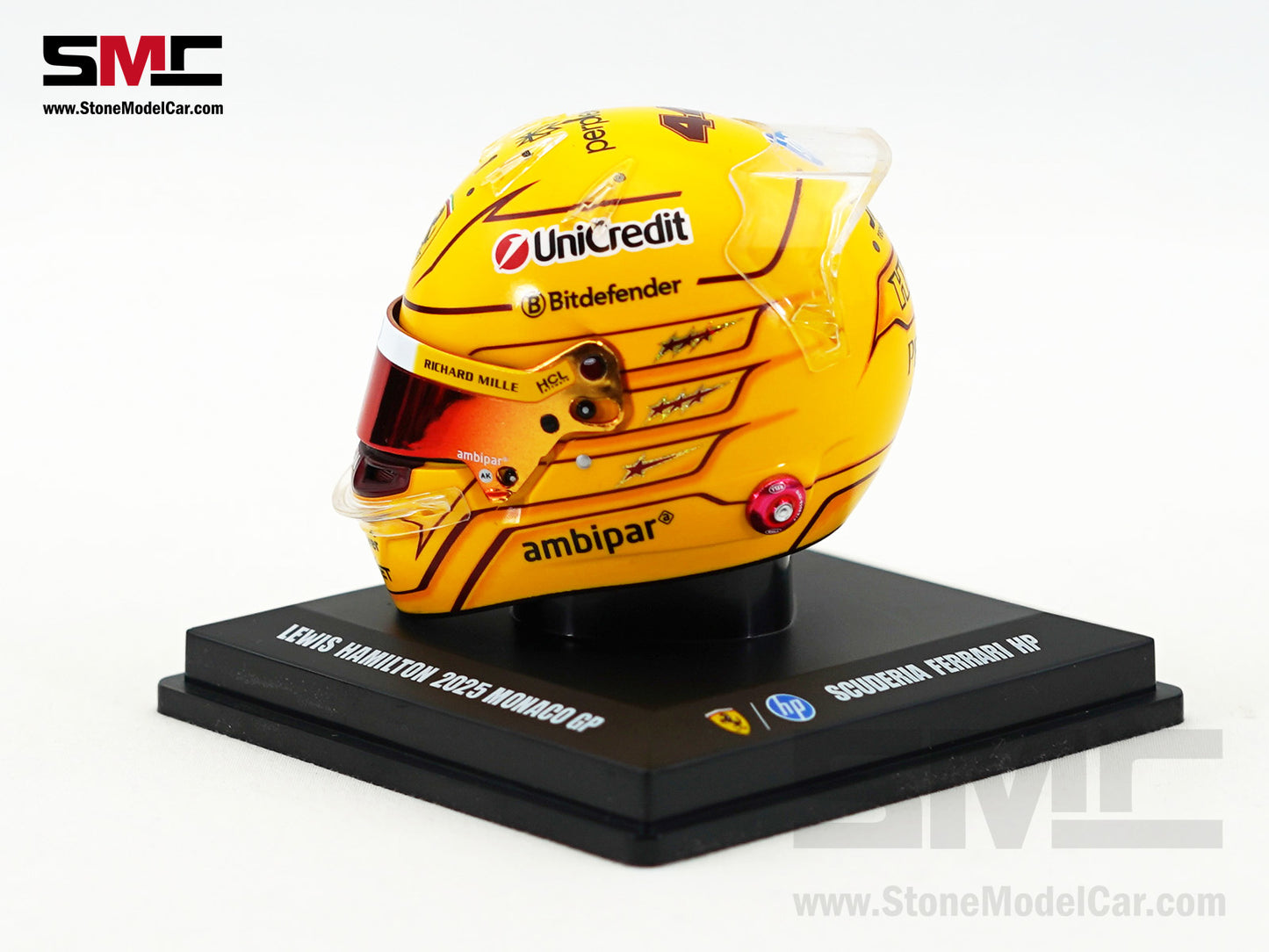 Ferrari HP F1 SF-25 #44 Lewis Hamilton Monaco GP 2025 Looksmart 1:5 BELL Helmet