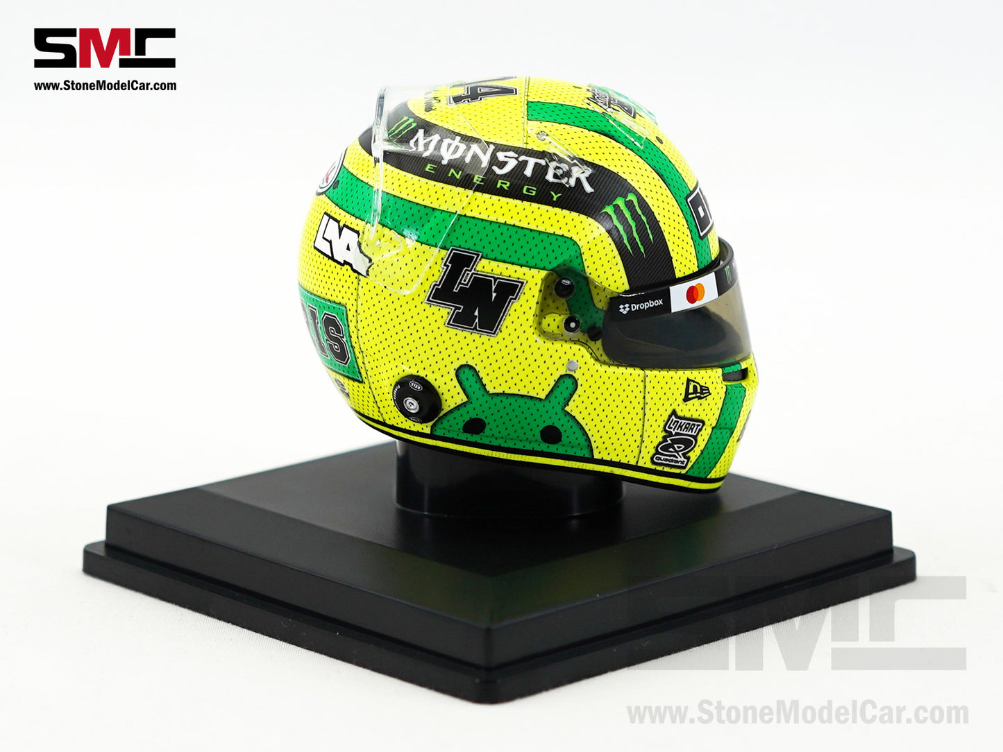McLaren F1 MCL39 #4 Lando Norris US Austin GP 2025 Spark 1:5 Miniature Helmet