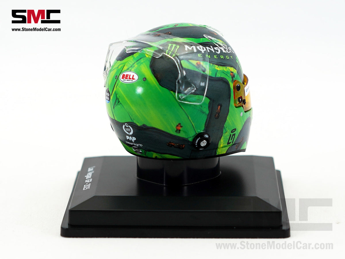 McLaren F1 MCL39 #4 Lando Norris US Las Vegas GP 2025 World Champion Spark 1:5 Miniature Helmet