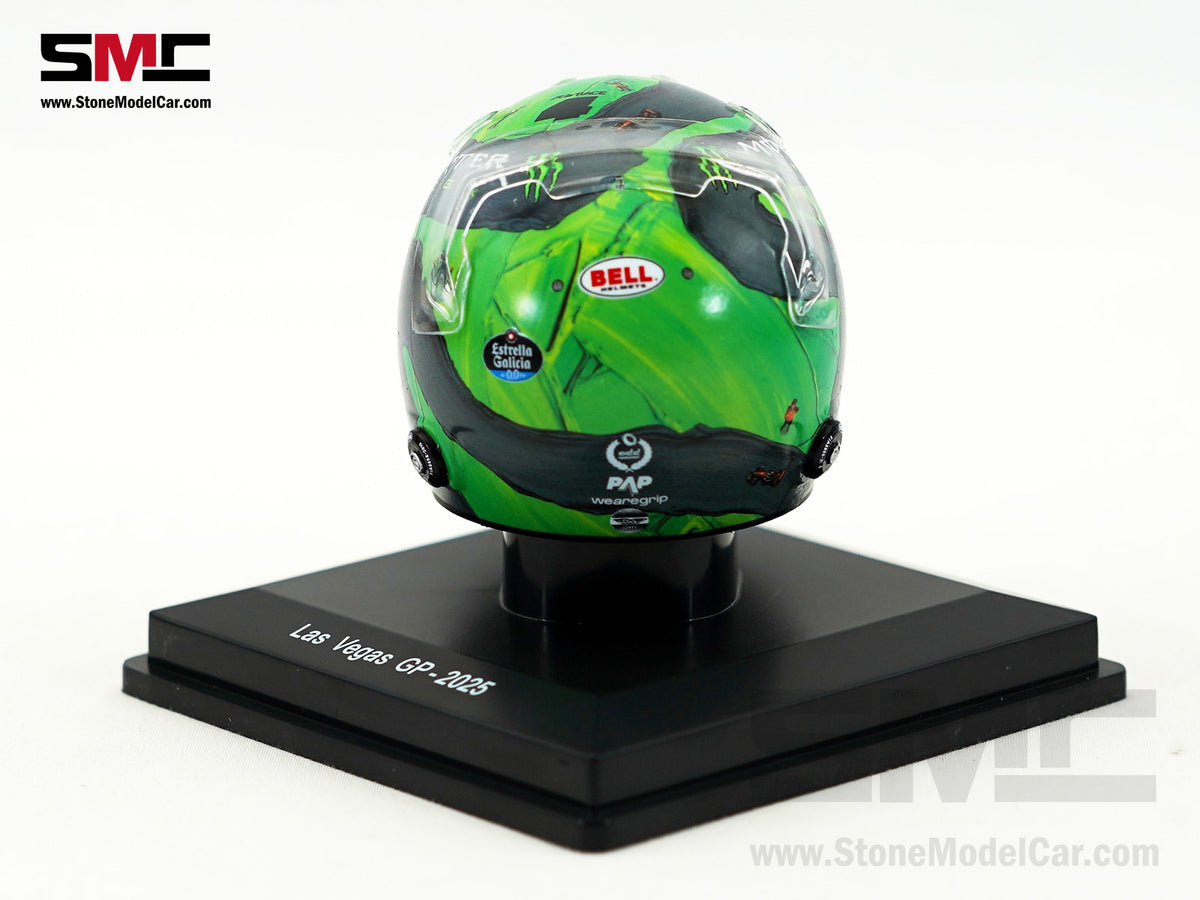McLaren F1 MCL39 #4 Lando Norris US Las Vegas GP 2025 World Champion Spark 1:5 Miniature Helmet