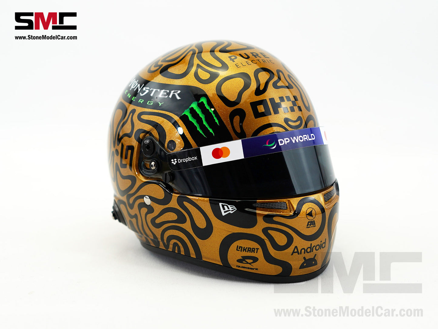 McLaren F1 MCL39 #4 Lando Norris Abu Dhabi Test 2025 World Champion Golden BELL 1:2 Helmet