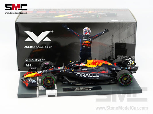 Red Bull F1 RB20 #1 Max Verstappen Brazil GP Winner 2024 World Champion 1:18 MINICHAMPS MV Edition 172