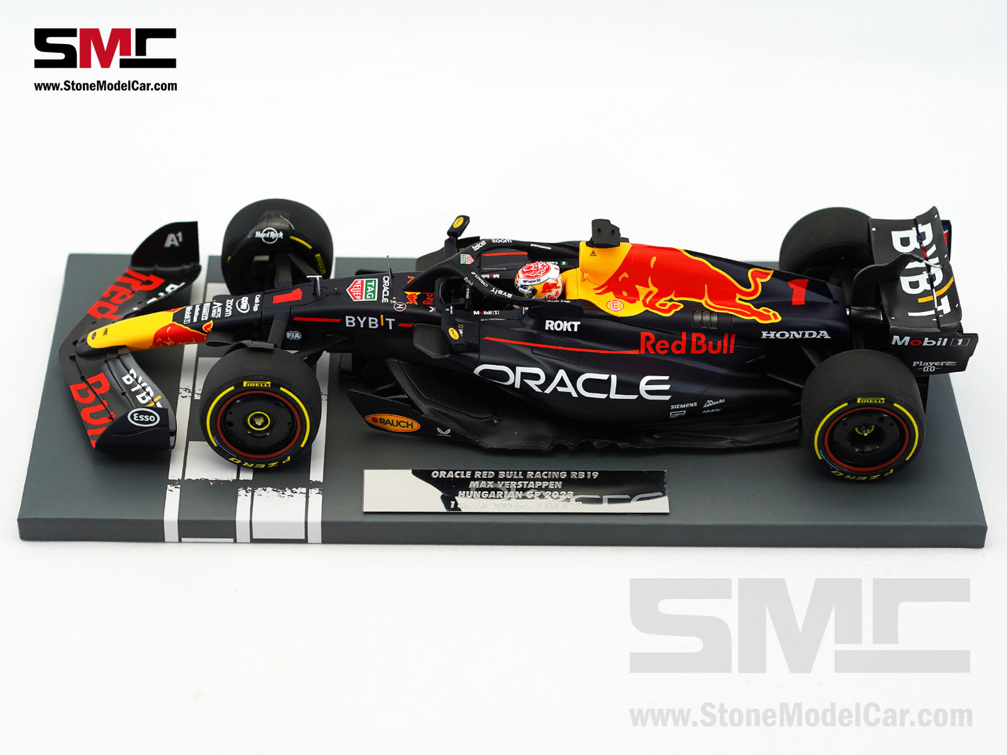 Red Bull F1 RB19 #1 Max Verstappen Winner Hungarian GP 2023 World Champion 1:18 MINICHAMPS MV Edition 128