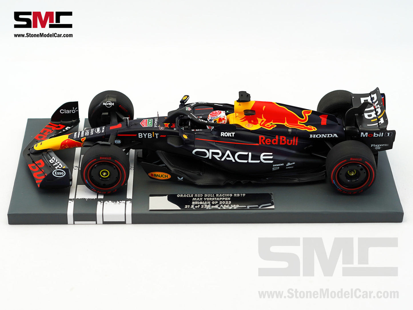 Red Bull F1 RB19 #1 Max Verstappen Winner Belgian GP 2023 World Champion 1:18 MINICHAMPS MV Edition 130
