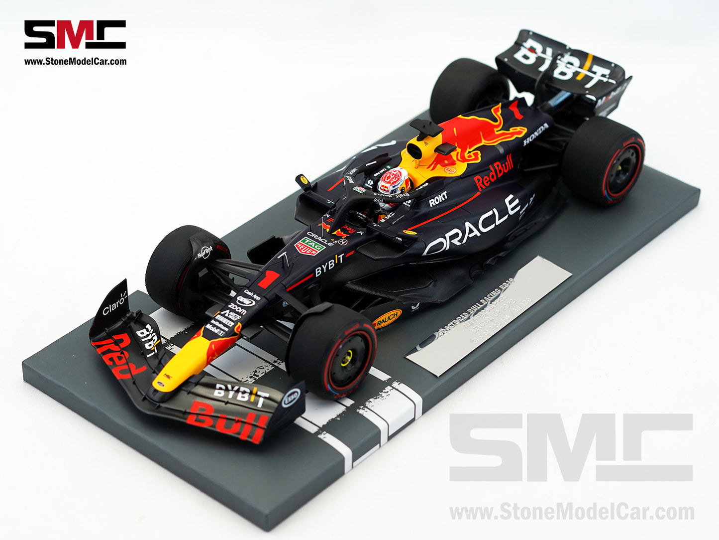 Red Bull F1 RB19 #1 Max Verstappen Winner Belgian GP 2023 World Champion 1:18 MINICHAMPS MV Edition 130