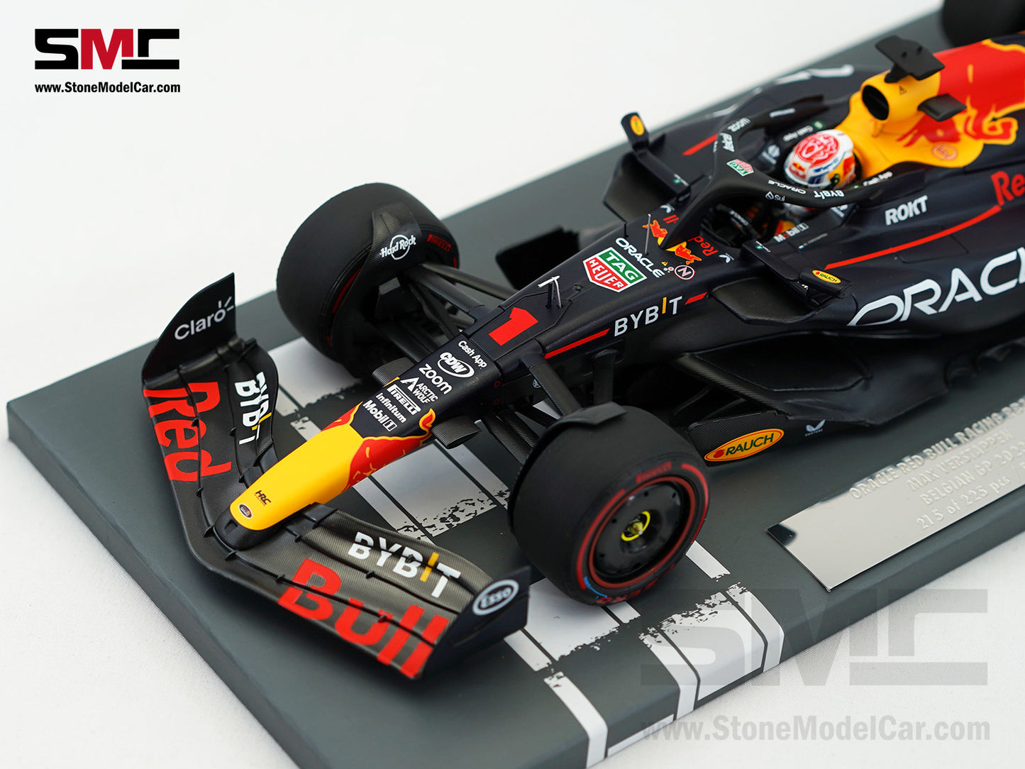 Red Bull F1 RB19 #1 Max Verstappen Winner Belgian GP 2023 World Champion 1:18 MINICHAMPS MV Edition 130