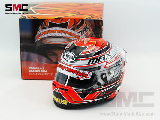 Van Amersfoort Racing F3 Max Verstappen 2014 Formula 3 Arai 1:2 Schuberth Miniature Helmet