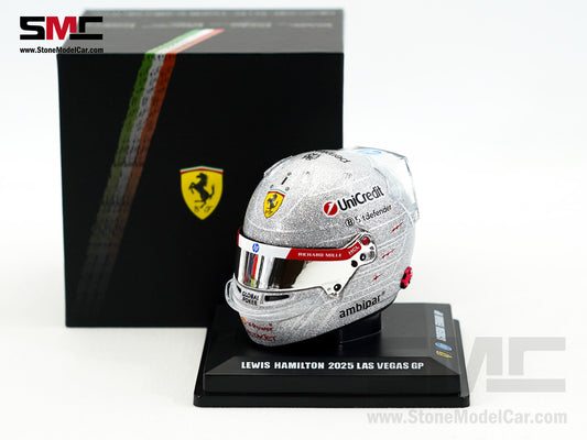 Ferrari HP F1 SF-25 #44 Lewis Hamilton Las Vegas GP 2025 Looksmart 1:5 BELL Helmet