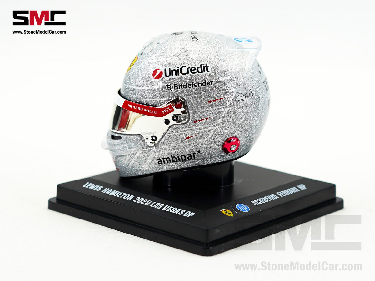 Ferrari HP F1 SF-25 #44 Lewis Hamilton Las Vegas GP 2025 Looksmart 1:5 BELL Helmet