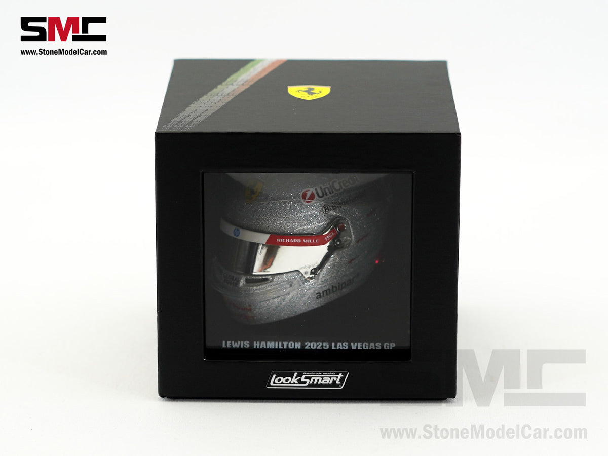 Ferrari HP F1 SF-25 #44 Lewis Hamilton Las Vegas GP 2025 Looksmart 1:5 BELL Helmet