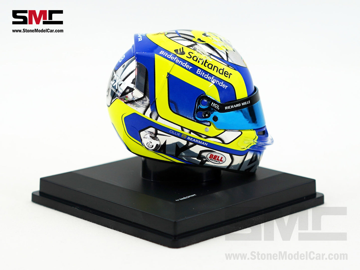 Ferrari F1 SF-24 #38 Oliver Bearman Saudi Arabia GP 2024 1st Career Point Looksmart 1:5 Helmet