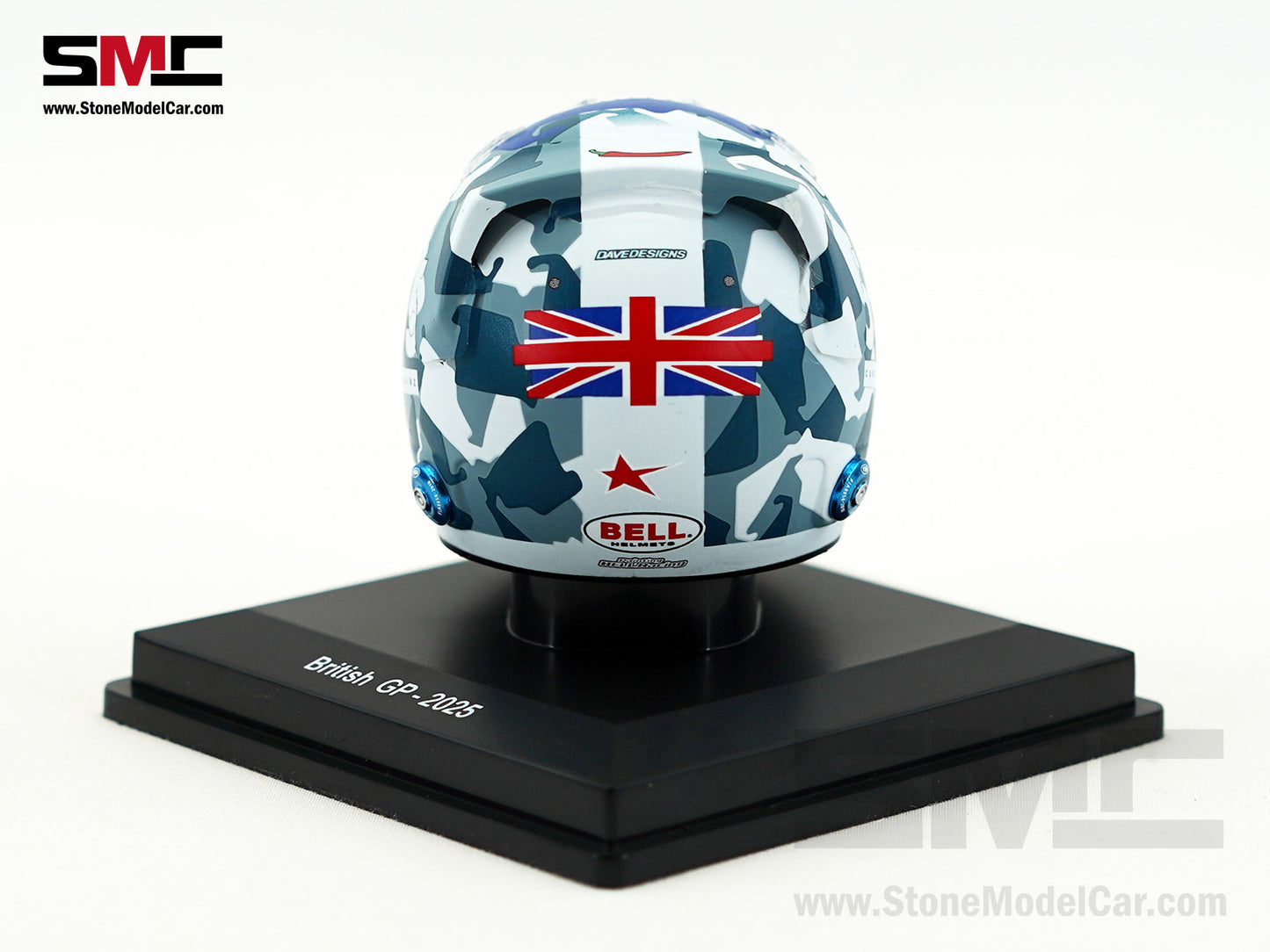 Williams F1 FW47 #55 Carlos Sainz British GP 2025 Spark 1:5 Miniature Helmet