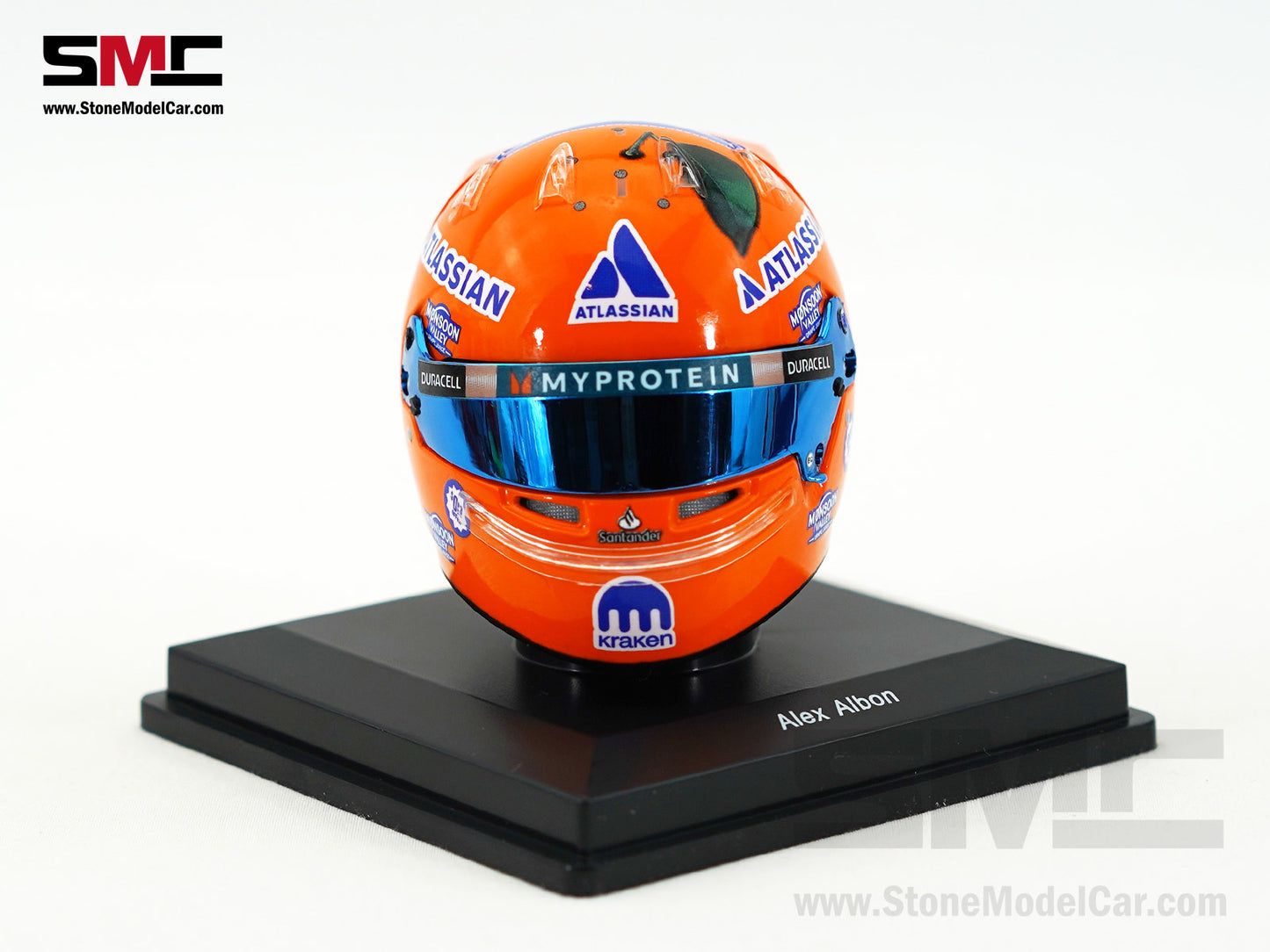 Williams F1 FW47 #23 Alexander Albon US Miami GP 2025 Spark 1:5 Miniature Helmet
