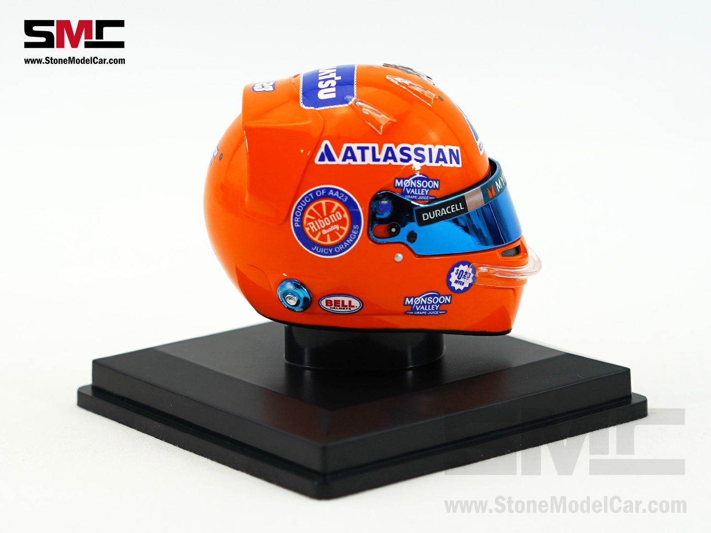 Williams F1 FW47 #23 Alexander Albon US Miami GP 2025 Spark 1:5 Miniature Helmet