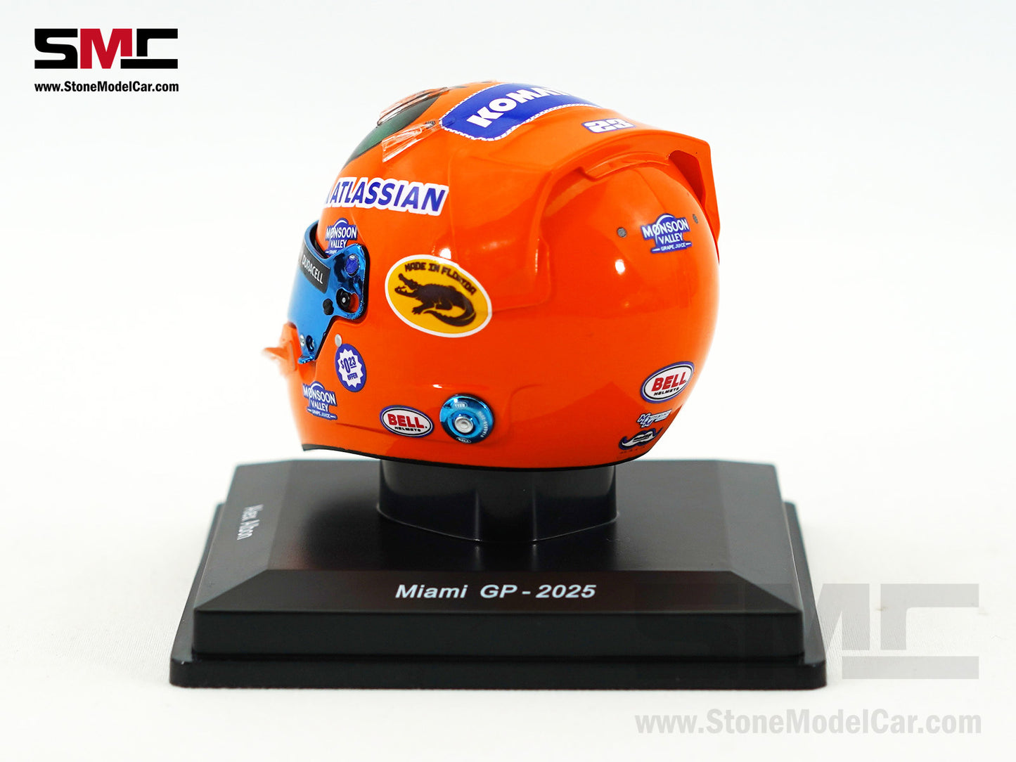 Williams F1 FW47 #23 Alexander Albon US Miami GP 2025 Spark 1:5 Miniature Helmet