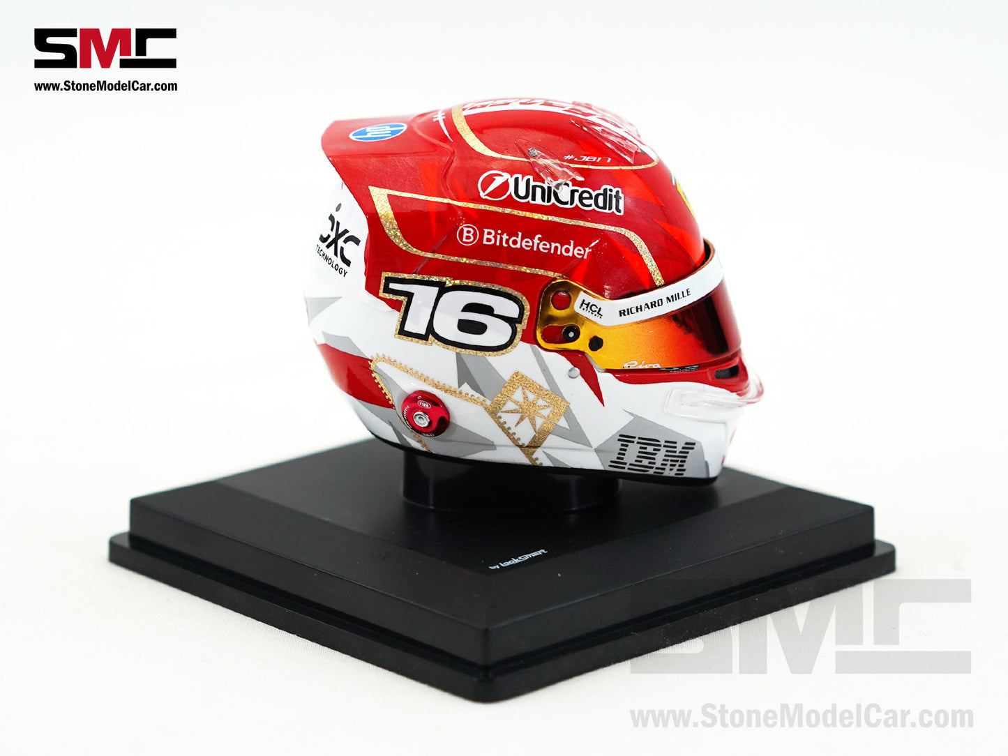Ferrari HP F1 SF-25 #16 Charles Leclerc Las Vegas GP 2025 Looksmart 1:5 BELL Helmet