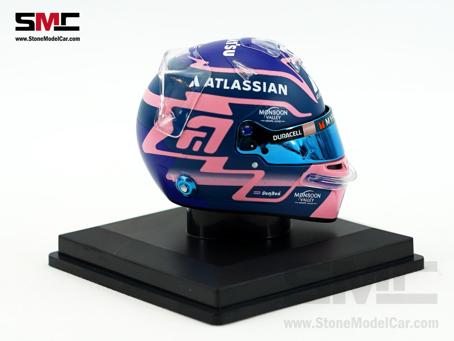 Williams F1 FW47 #23 Alexander Albon Year 2025 Spark 1:5 Miniature Helmet 5HF190
