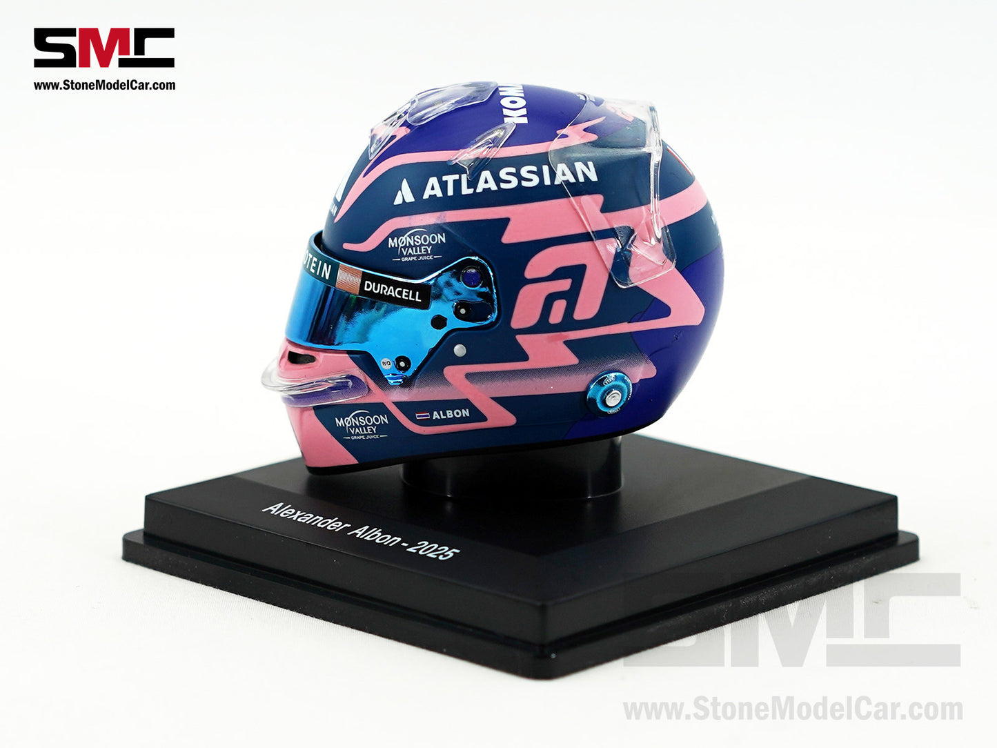 Williams F1 FW47 #23 Alexander Albon Year 2025 Spark 1:5 Miniature Helmet 5HF190