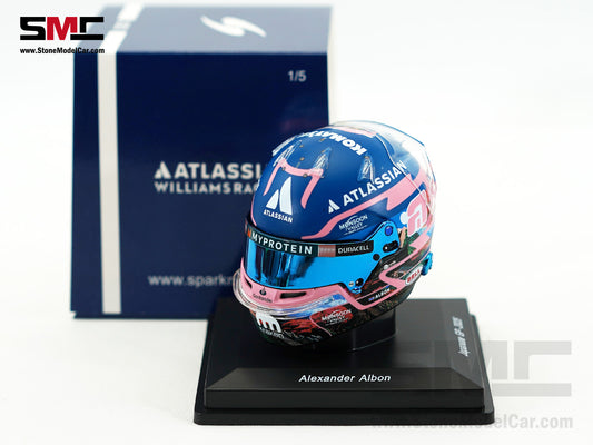Williams F1 FW47 #23 Alexander Albon Japanese GP 2025 Spark 1:5 Miniature Helmet