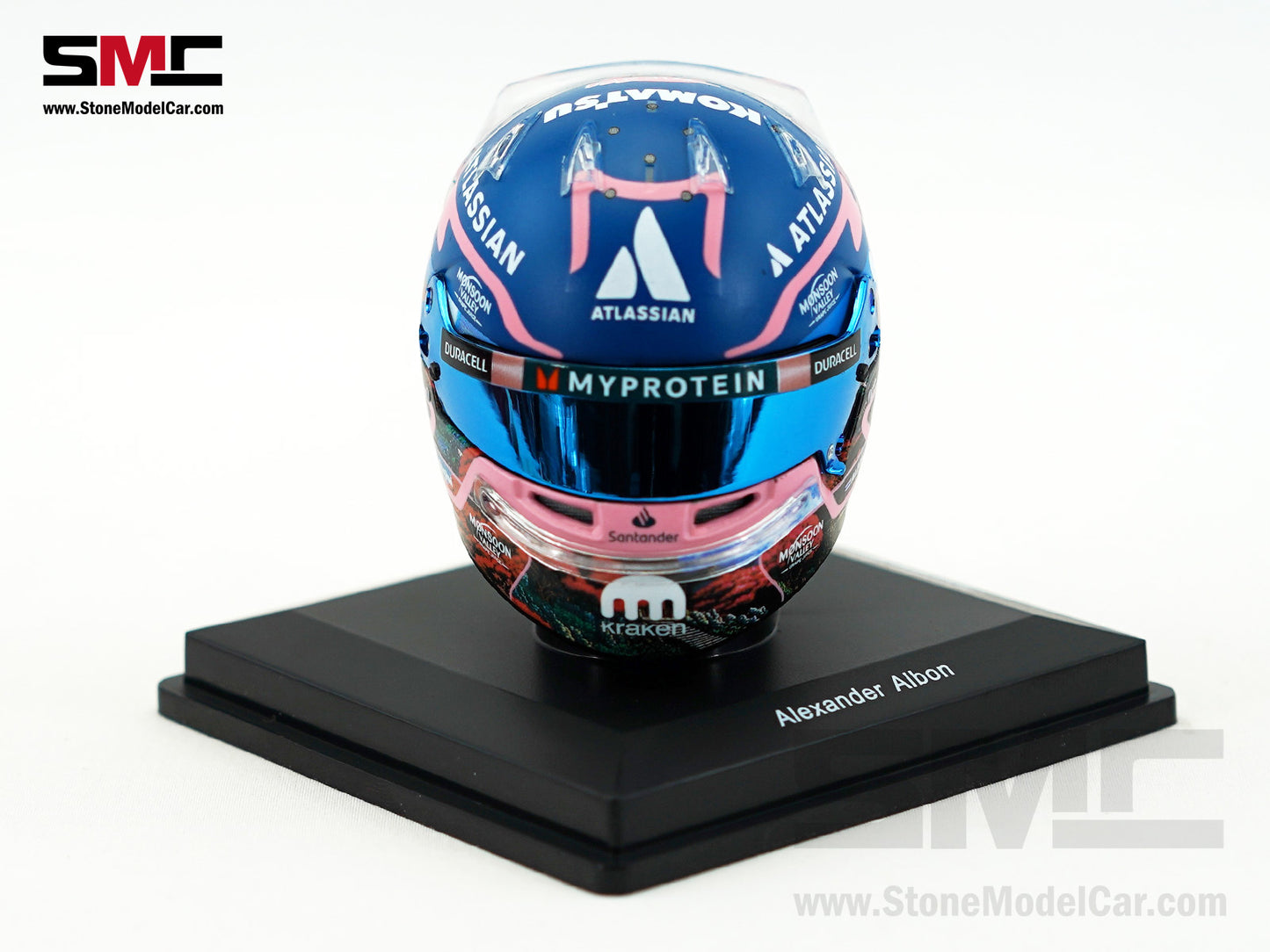 Williams F1 FW47 #23 Alexander Albon Japanese GP 2025 Spark 1:5 Miniature Helmet