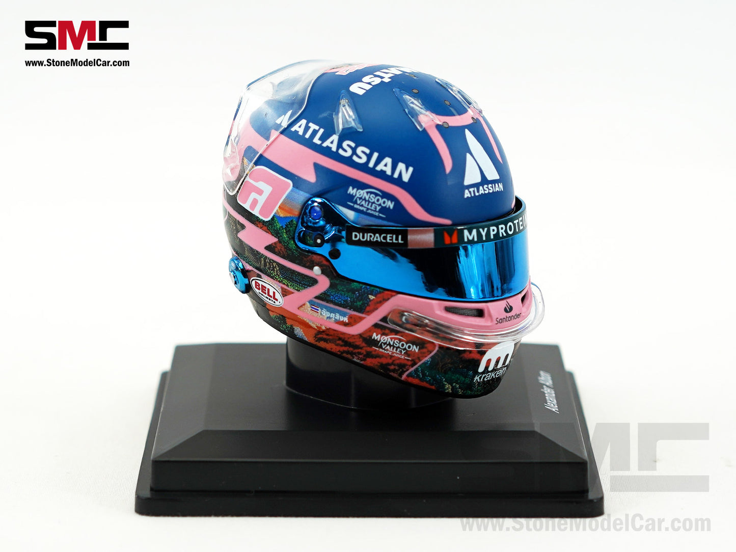 Williams F1 FW47 #23 Alexander Albon Japanese GP 2025 Spark 1:5 Miniature Helmet
