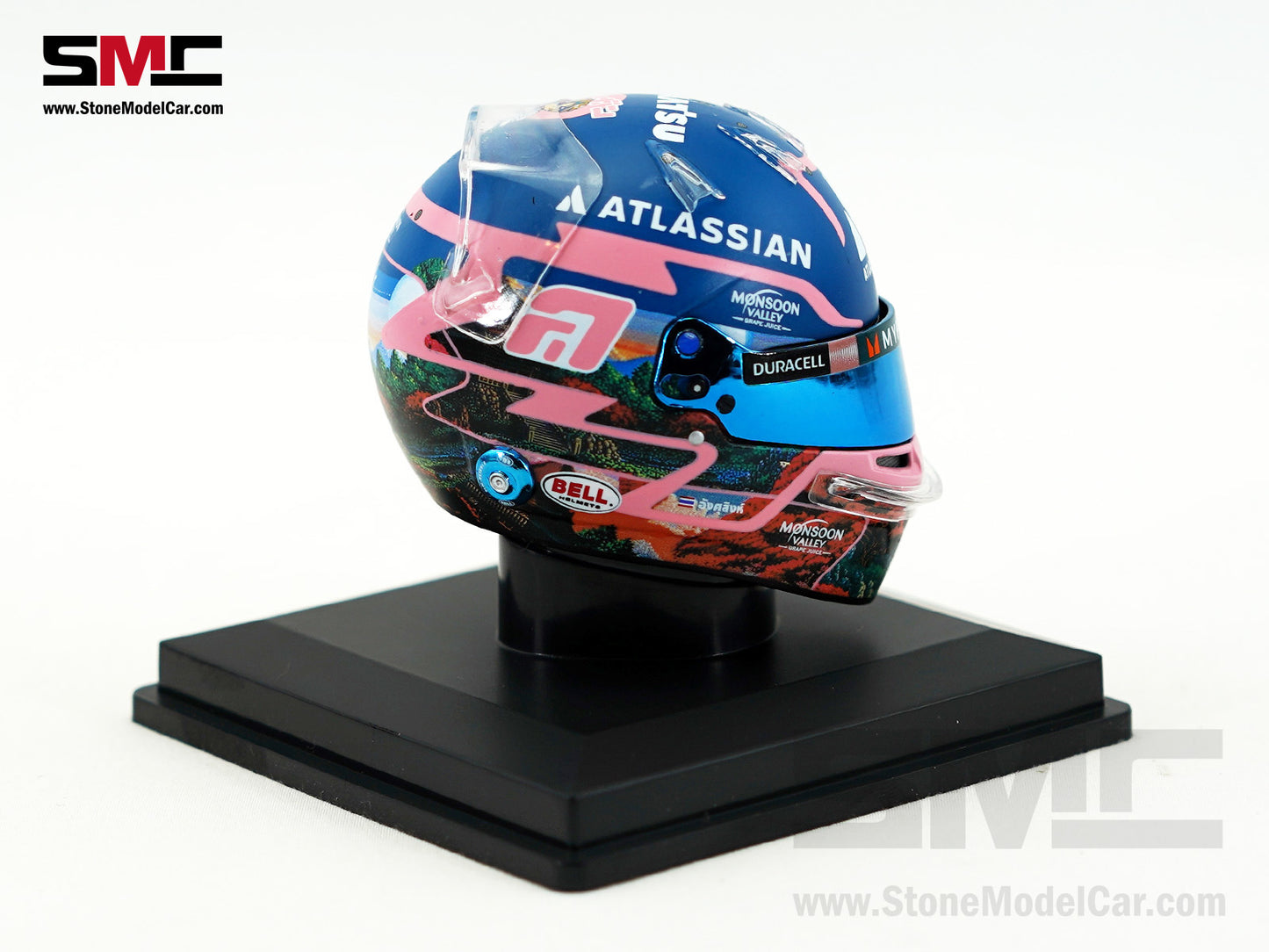 Williams F1 FW47 #23 Alexander Albon Japanese GP 2025 Spark 1:5 Miniature Helmet